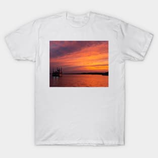 Steaming into the Sunset T-Shirt